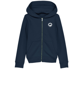 Merch Mini Cultivator 2.0 Zip-Hoodie Kids French Navy | #justlogo1c