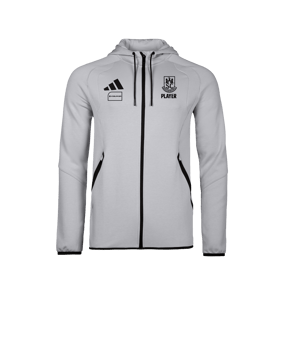 adidas Tiro Travel Hoody Grau