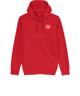 Merch Connector Zip-Hoodie Red | #logo4c
