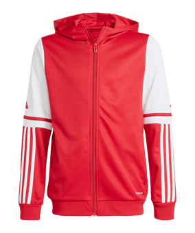 adidas Squadra 25 Kapuzenjacke Kids Rot - rot