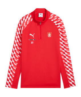 PUMA teamLIGA26 Training 1/4 Zip Top Kids Rot F01