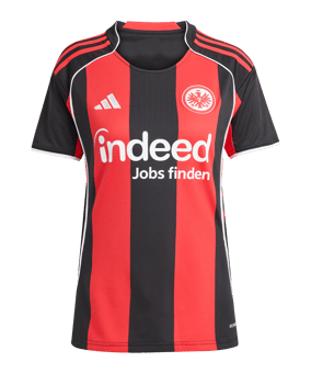 adidas Eintracht Frankfurt Trikot Home 2025/2026 Damen Schwarz - schwarz