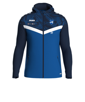 JAKO Iconic Kapuzenjacke Blau F403