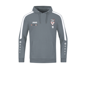 JAKO Power Hoody Kids Grau Weiss F840