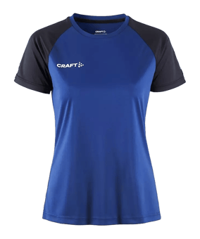 Craft Squad 2.0 Contrast shirt Dames blauw - blauw