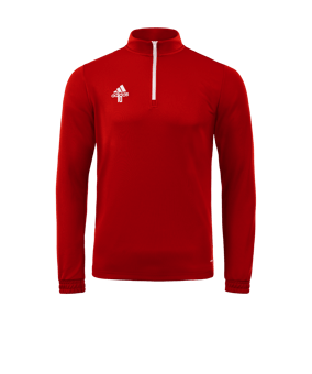 Sweatshirt à col zippé mi-haut adidas Entrada 22 Rouge
