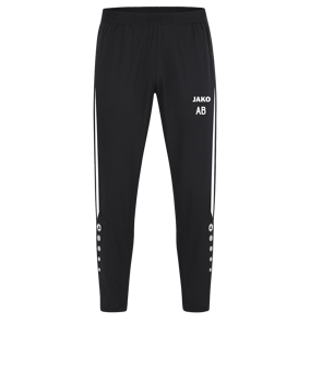JAKO Power Freizeithose Schwarz Weiss F802