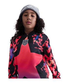Nike USA Torwarttrikot Langarm Hollywood Kids Schwarz F010 - schwarz