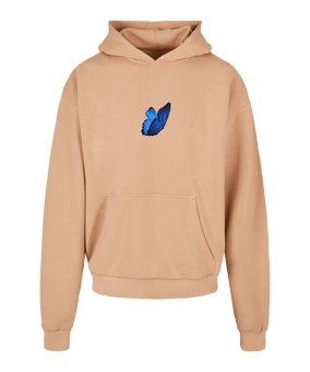 Mister Tee Le Papilloversized Hoody Beige - beige