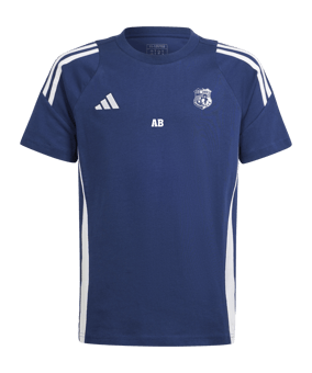 adidas Tiro 24 T-Shirt Kids Blau Weiss