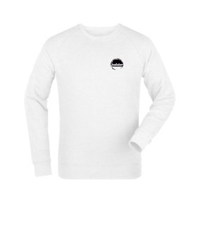 Merch Roller Sweatshirt White | #logo1c