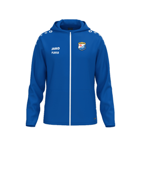 JAKO One Kapuzenjacke Blau F400