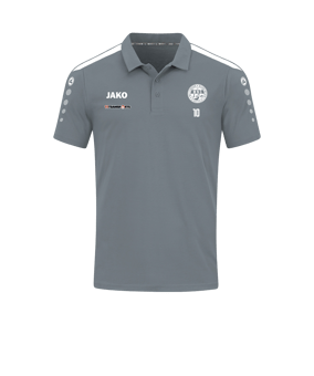 JAKO Power Poloshirt Grau Weiss F840