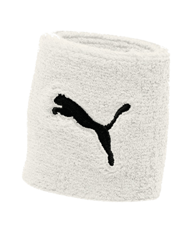 PUMA Cat Wristband Schweissband Weiss F02 - weiss