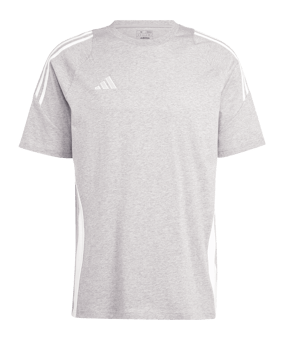adidas Tiro 24 T-Shirt Grau Weiss - grau