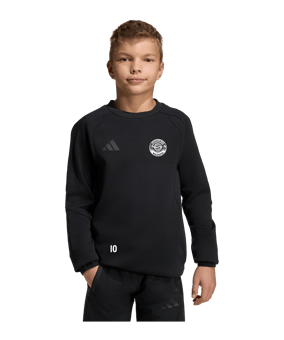 adidas Tiro Travel Sweatshirt Kids Schwarz