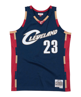 Mitchell and Ness NBA Cleveland Cavaliers 2008-2009 LeBron James Swingman Trikot Blau - blau