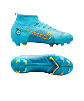 Nike Jr Mercurial Superfly VIII Blueprint Pro FG Kids Blau F484 - blau