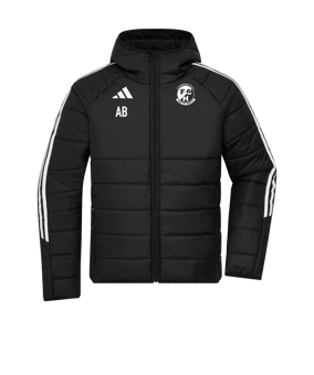 adidas Tiro 24 Winterjacke Schwarz Weiss