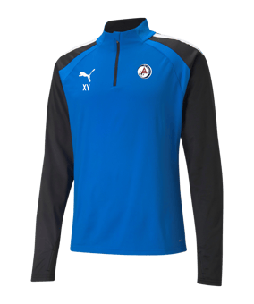 PUMA teamLIGA HalfZip Sweatshirt Blau F02
