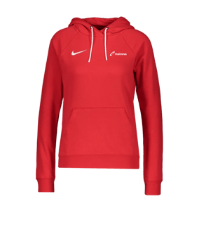 Nike Park 20 Fleece Hoody Damen Rot Weiss F657