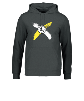 Merch Drummer 2.0 Hoody Dark Heather Grey | #cross