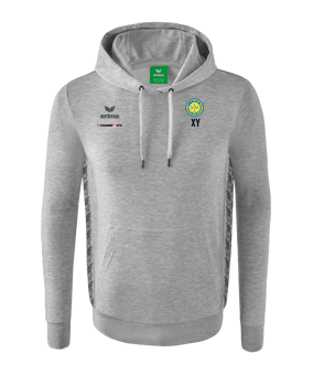 Erima Team Essential Hoody Hellgrau Grau