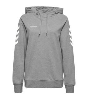 Hummel Cotton Hoody Damen Grau F2006 - grau