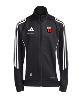 adidas Tiro 24 Trainingsjacke Kids Schwarz Weiss