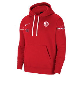 Nike Park 20 Fleece Hoody Rot Weiss F657