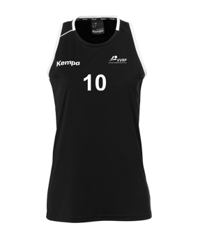Kempa Player Tanktop Damen Schwarz Weiss F01