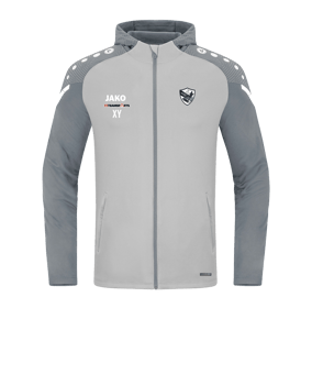 JAKO Performance Kapuzenjacke Grau F845