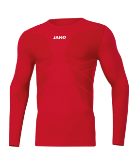 JAKO Comfort Recycelt langarm Rot F110 - rot