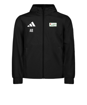 adidas Entrada 26 Regenjacke Schwarz