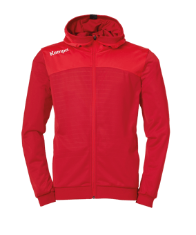 Kempa Emotion 2.0 Kapuzenjacke Rot F03 - rot