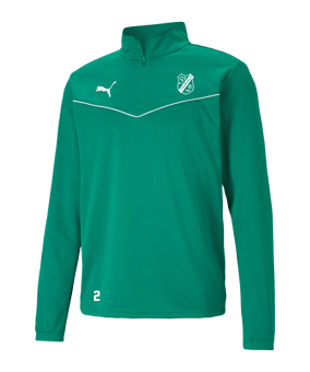 PUMA teamRISE HalfZip Sweatshirt Grün F05