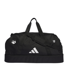 adidas Tiro League Duffel Bag Gr. L Schwarz Weiss