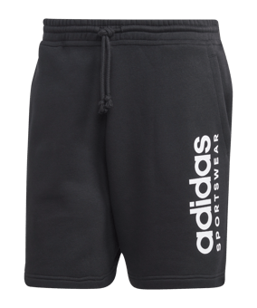 adidas All SZN Fleece Graphic Shorts Black - schwarz
