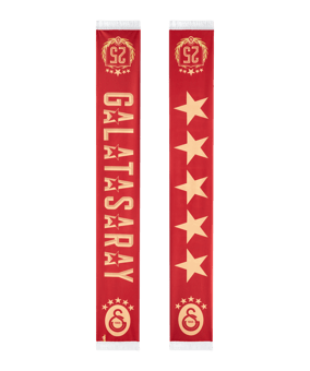 Galatasaray Istanbul Galatasaray Istanbul 5 Stars Schal Rot - rot