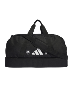 adidas Tiro League Duffel Bag Gr. M Schwarz Weiss