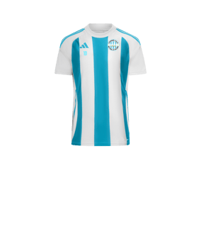 Maillot adidas Striped 24 enfant bleu