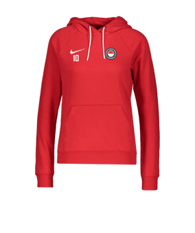 Nike Park 20 Fleece Hoody Damen Rot Weiss F657