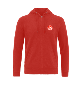 Merch Connector Zip-Hoodie Red | #wirkommenvondernerde