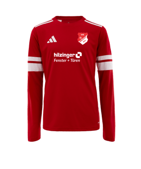 adidas Squadra 25 Trikot Langarm Rot