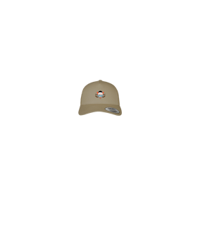 Merch 5 Panel Retro Trucker Cap Khaki