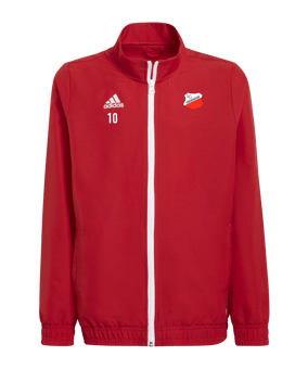 adidas Entrada 22 Präsentationsjacke Kids Rot