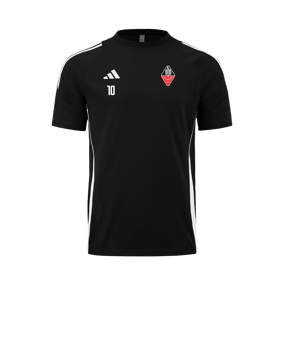 adidas Tiro 24 T-Shirt Schwarz Weiss