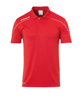 uhlsport Stream 22 Poloshirt Rot Weiss F04 - rot