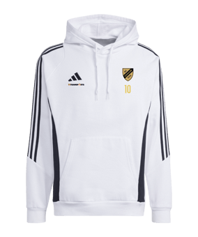adidas Tiro 24 Hoody Weiss Schwarz