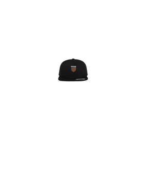 Merch 5 Panel Classic Snapback Cap Black Black